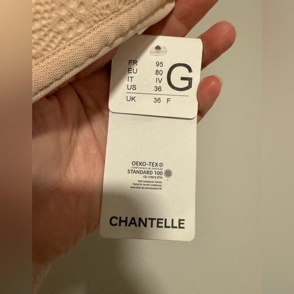 Chantelle Festivite Plunge Underwire Lace Bra Size 36DDD NWT C36820 - Picture 10 of 12